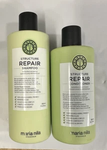 Maria Nila Structure Repair Shampoo 11.8 & Conditioner 10.1 New & Authentic - Picture 1 of 2