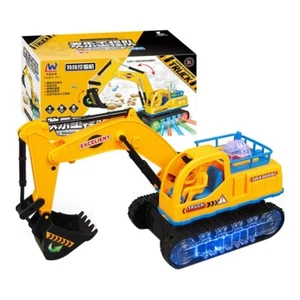 Electric Excavator Toy Vehicle Construction Car Truck Kids Gift Boys Girls play - Picture 1 of 9