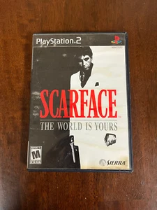 Scarface: The World Is Yours (PS2, CIB, 2006) - Black Label Complete - Picture 1 of 5