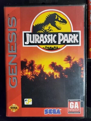 Jurassic Park ( Sega Genesis, 1993) CIB Complete - Tested - Image 1 of 4