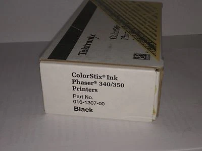 New Xerox Phaser 340/350 ColorStix Ink Black 3-pack 016130700 Tektronix Genuine - Image 1 of 2