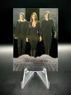 🩸The Vampire Diaries Season 4 #49 Foil Parallel Elena Stefan Damon Salvatore - Image 1 of 2