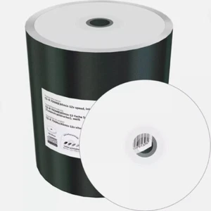 100 JEProTec CD-R 700Mb 80Min 52x Inkjet weiß Bedruckbar Shrink printable - Afbeelding 1 van 3
