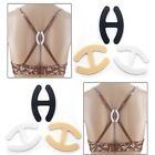 10PCS H-shaped Shadow Shaped Buckle Invisible Bra Clip Portable Bra Buckles