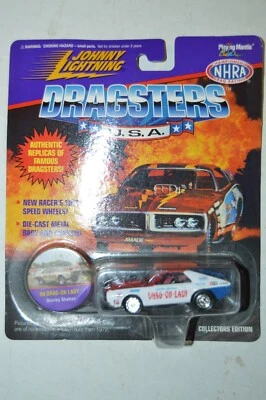 Johnny Lightning Dragsters EE. UU. Rojo 69 AMX Drag-On Lady Shahan 1:64 Diecast Foto 1 de 4