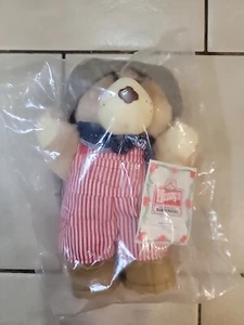 Peluche Wendy's Restaurant Holiday FURSKINS Bear Dudley 1986 altezza 7" ottima etichetta - Foto 1 di 4