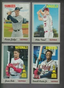2019 Topps Heritage Short Print SP Lot You Pick from 401 - 500 Trout Acuna - Picture 1 of 1