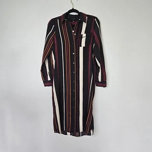 Who What Where Longline Multi Color Shirt Career Dress Size XS - Picture 1 of 12