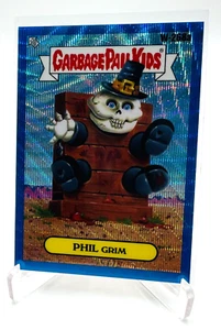 Garbage Pail Kids Chrome 7 Where are They Now? PHIL Grim W-268a Blue Wave 25/75 - Picture 1 of 7