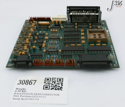 30867 FUSION SEMICONDUCTOR PCB, 2X-MCU 6MFC GAS BOX INTERFACE (PARTS) 344531 - Image 1 of 4