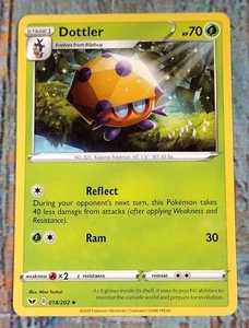 DOTTLER 018/202 Uncommon Swords & Shields 2020 Stage 1 Pokémon (#1) - Picture 1 of 4