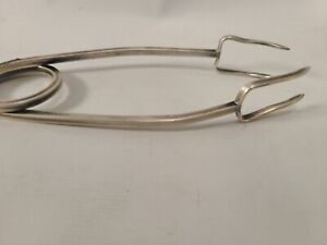 Cartier Sterling Silver Ice  Tongs 5” Original Sterling Silver Tongs