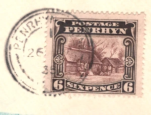 PENRHYN ISLAND 1935 CDS Cover Penrhyn 6d Registered Cook Islands {samwells}XJ233 - Picture 1 of 14