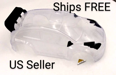UD1604  UDIRC RC Focus Clear Body Shell Part  1604 001 Ships FREE US  Seller - Image 1 of 4