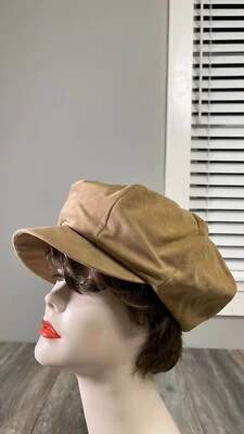 Vtg World Beaters Vintage 1970’s Women’s Hat  Newsboy Cabbie Tan Cap - Image 1 of 4