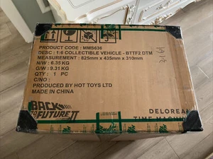 Hot Toys Mms636 1/6 Back To The Future Ii Delorean Time Machine Action Figure  - Picture 1 of 10