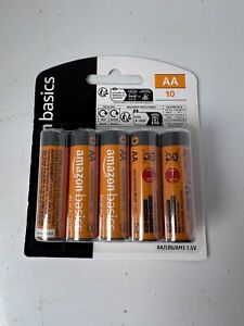 Amazon Basics 100-Pack AA Alkaline High-Performance Batteries, 1.5 Volt, 10-Year