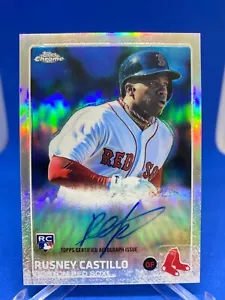2015 Topps Chrome #AR-RC Rusney Castillo Rookie REFRACTOR AUTO Autograph #/499 - Picture 1 of 2