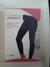 Leggins premaman pantacollant elasticizzato in cotone pantalone 3 modelli dispon