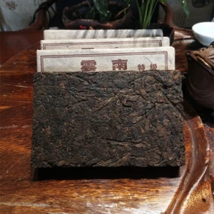 250g Puerh Tea Yunnan Puer Tea Brick Ripe Pu'er Menghai Old Shu Old Tree Tea - Picture 1 of 5