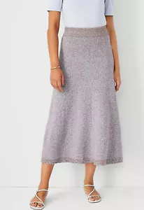 Ann Taylor Tweedy Midi Sweater Skirt Size M nwt - Picture 1 of 3