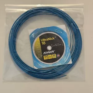 Ashaway UltraNick 18 - Blue. Squash String 9m Set (Unpackaged) - 18g/1.15mm - Picture 1 of 3