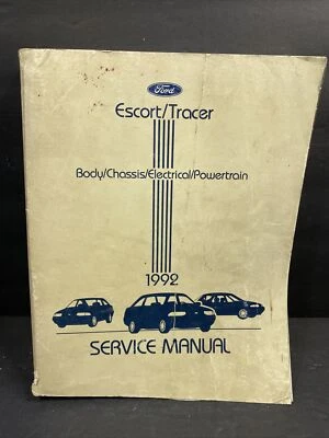 Ford Escort 1992/cuerpo Tracer/chasis/eléctrico/tren motriz manual de servicio Foto 1 de 3