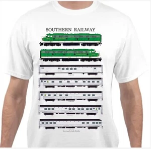 Maglietta Southern Railway Southern Crescent Railroad di Andy Fletcher - Foto 1 di 1