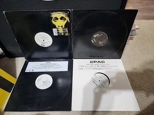 2Pac 12' 4 Vinyl Singles Lot VG+ Hype RARE PROMO RARE OOP - Picture 1 of 9