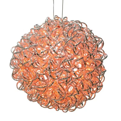 14" Spiral LED Orange Ball 120Lts - Image 1 of 3