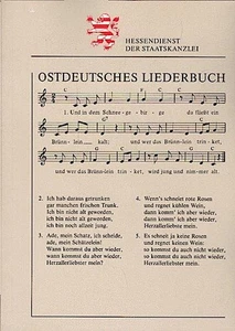 Ostdeutsches Liederbuch : alte Lieder aus d. Vertreibungsgebieten / [ausgew. u. - Picture 1 of 1