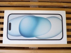 Apple iPhone 15 *BOITE VIDE* Bleu 128 Go - Photo 1 sur 5