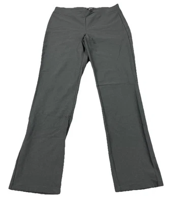 Eileen Fisher Crepe Pull On Pants Gray Size Small Straight Leg 30X29 Lightweight - Image 1 of 4