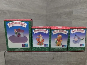 Hallmark Merry Miniature 1999 Complete Set WINNIE the POOH Tigger Piglet Eeyore - Picture 1 of 4