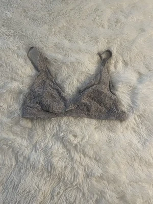 H&M gray/purple Lace Brallete Bra US2 - Image 1 of 4