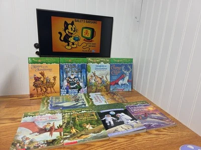 10 Magic Tree House lot paperback books Mary Pope Osborne Read Discrp For List - Image 1 of 4