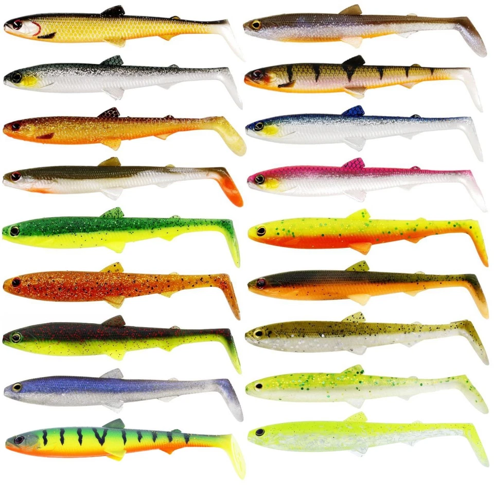 Westin BullTeez Shadtail 12,5cm 16g - 2 Gummishads, Gummiköder, Zanderköder Bait - Bild 1 von 1