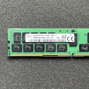 HYNIX 32GB (1X32GB) 2RX4 PC4-2666V DDR4 ECC REG SERVER MEMORY HMA84GR7AFR4N-VK - Picture 1 of 3