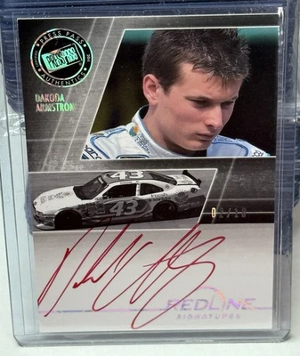 2014 Press Pass Redline Racing Signatures Melting #/10 Dakoda Armstrong NASCAR - Image 1 of 2