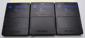 Sony PS2 Memory Cards 8MB x3 Bundle Playstation - Bild 1 von 3