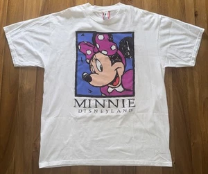 VTG 90's Minnie Mouse Sketch Art Disney Cartoon T-Shirt Sz XL NOS - Picture 1 of 11