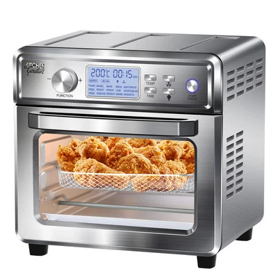 Kitchen Couture Air Fryer 24 Litre Multifunctional LCD Display Stainless Steel - image 1 of 4