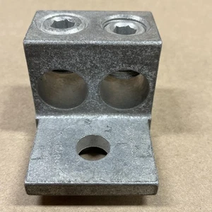 LANDIS & GYR 56732-M (2) 4-500 Kcmil 3/8" SECHSKANT & 1/2" Befestigungsloch Aluminium Lug - Bild 1 von 6