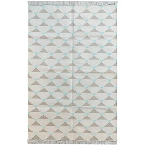 Cotton Woven Handmade Rug 3x5 ft Flatweave Carpet Natural Area Rugs - Picture 1 of 6