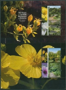 Portugal - Madeira 2010 Botanischer Garten Heftchenbl. 54/55 postfrisch (C66064) - Bild 1 von 1