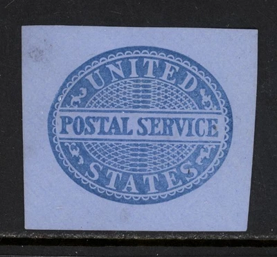 SCOTT UO17 1877 POSTAL SERVICE OFFICIAL ISSUE CUT SQUARE M VF! - Image 1 of 2