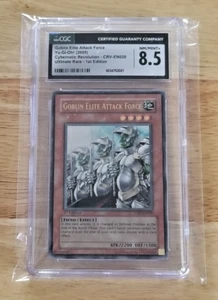 Yugioh- Goblin Elite Attack Force (1st Edition) Ultimate Rare - CGC Grade 8.5 - Picture 1 of 2