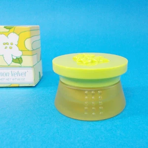 Vintage 1970er Avon ZITRONENSAMT Sahne Beutel 0,66 Unzen Glas Dekanter & Box Neu aus altem Lagerbestand - Bild 1 von 5