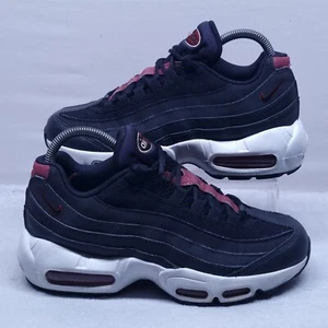 Nike Air Max 95 UK Größe 6 Turnschuhe Schwarz Grau Rot Turnschuhe Schuhe  - Bild 1 von 10