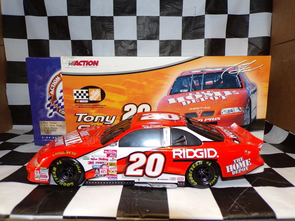 Tony Stewart #20 Home Depot 2000 Pontiac 1:24 Scala NASCAR Action BW Bank 10515 - Immagine 1 di 4